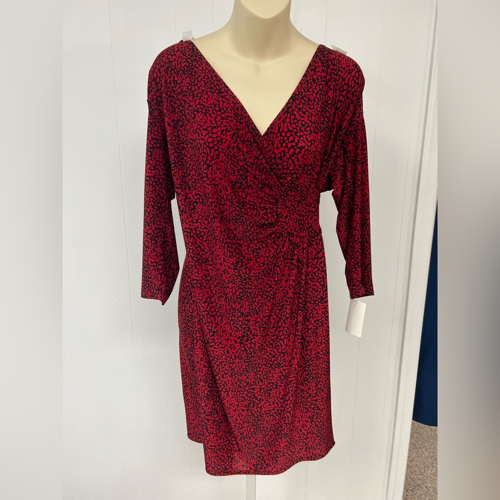 Red and Black Christmas Dress size 10